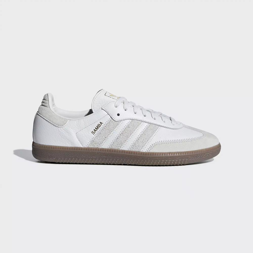 Adidas Samba OG FT Tenis Blancos Para Hombre (MX-84819)